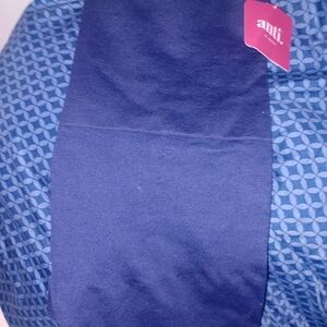 Navy and Blue Patterned Dress